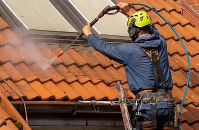 Démoussage et hydrofuge de toiture à Feuges